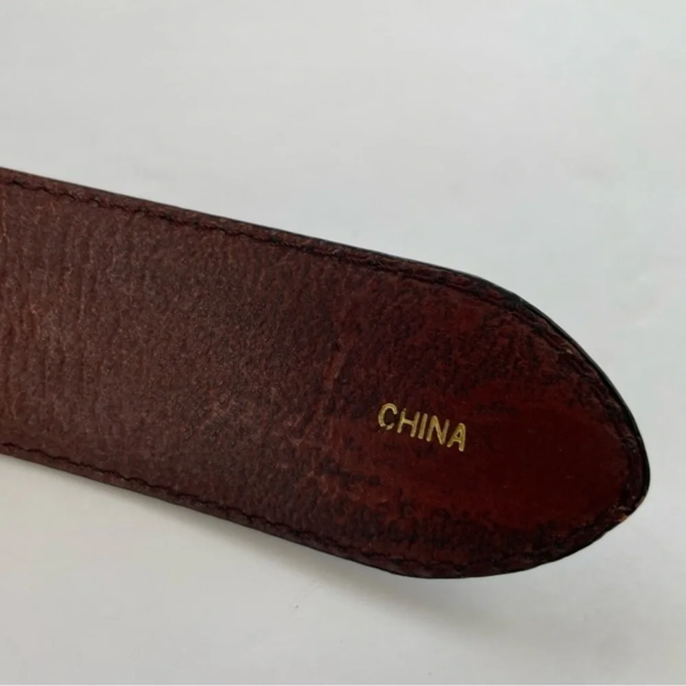 Silver Creek Western Brown Leather‎ Belt